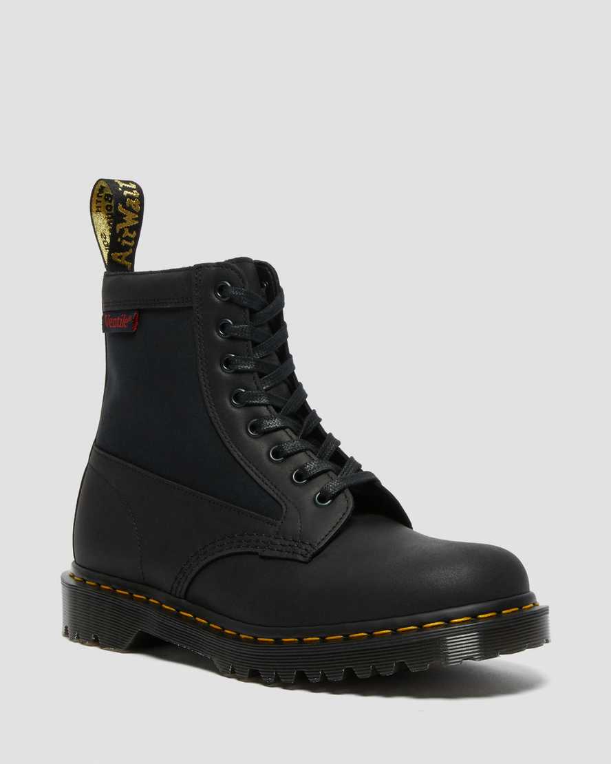 Dr. Martens 1460 Panel Lær + Ventile® Snørestøvler Herre Svart [3608XHIDT]